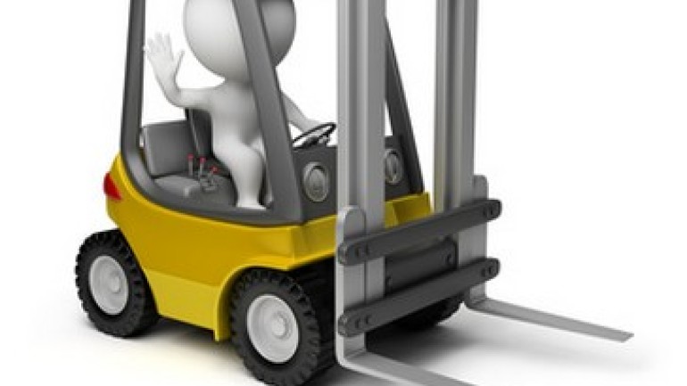 Circolazione saltuaria dei carrelli elevatori