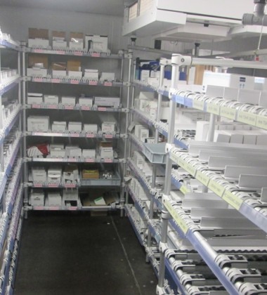 Un magazzino resistente alle basse temperature