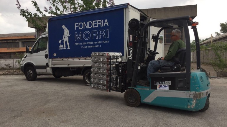 Un carrello agile e robusto per Fonderia Morri