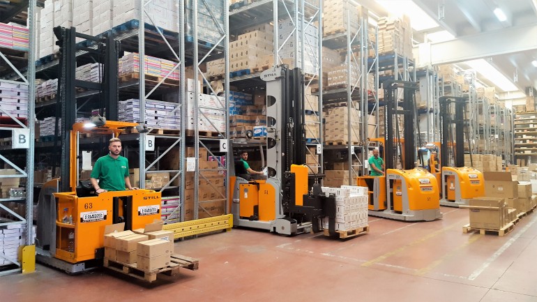 Gruppo Orizzonte fa ordine in magazzino