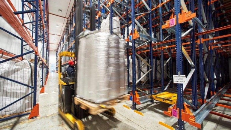 PalletShuttle alla Katoen Natie di Rivalta Scrivia