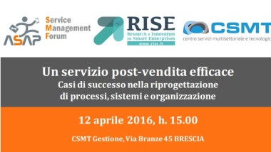 Un servizio post-vendita efficace: convegno ASAP