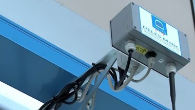 Sistema anticollisione carrelli di Deles per L'Orèal 