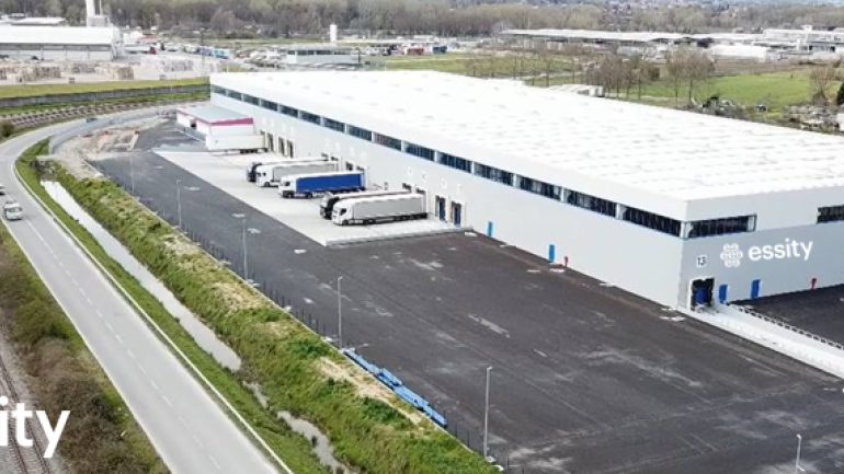 Nuovo magazzino Essity dedicato alla logistica a Porcari