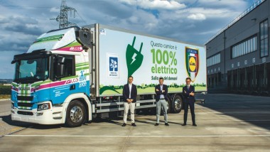 PRIMO VEICOLO INDUSTRIALE ELETTRICO PER LIDL