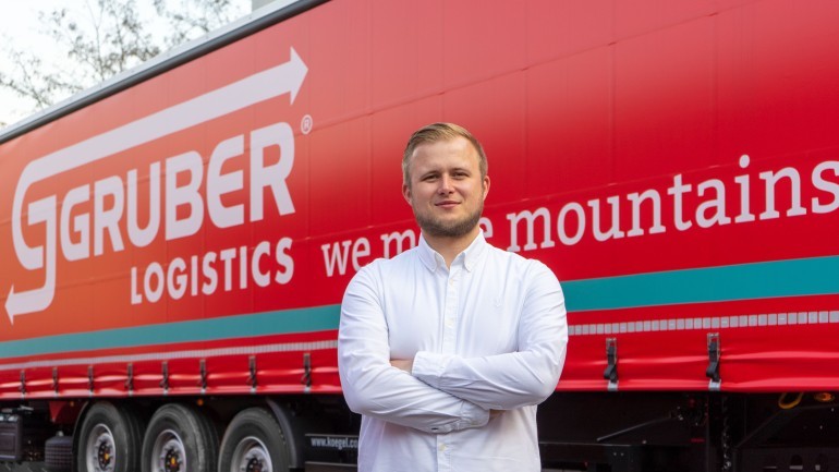 Un giovane direttore di Business Unit in Gruber Logistics