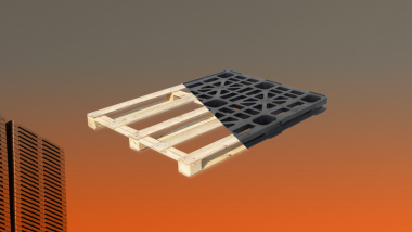Plastica e legno, due volti dello stesso pallet