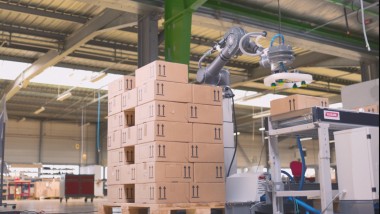 Pallettizzatore collaborativo per applicazioni industriali