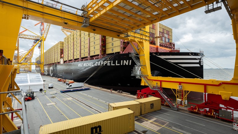 LA PORTACONTAINER MSC A BASSE EMISSIONI DI TRASPORTO