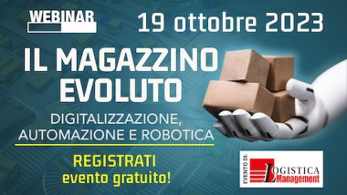 Webinar “Il magazzino evoluto”: 19 ottobre 2023