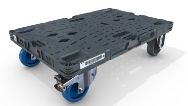 Nuovo pallet composto al 100% da plastica riciclata