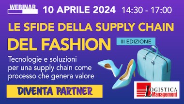 Webinar sulla supply chain del Fashion: diventa partner ora!