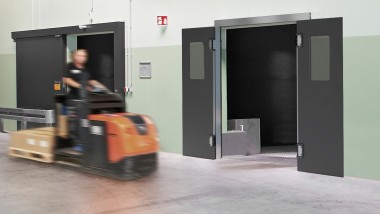 Porte a battente per l'industria alimentare