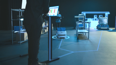 Omron presenta il software per la gestione delle flotte robot