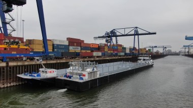 Prima nave premiata per la sostenibilità nel trasporto fluviale