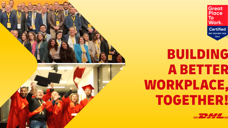 DHL SUPPLY CHAIN Italia certificata Great Place to Work