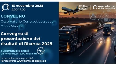 A NOVEMBRE TORNA L'OSSERVATORIO CONTRACT LOGISTICS “GINO MARCHET”
