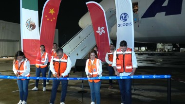 500° volo Geodis dall'Asia al Messico
