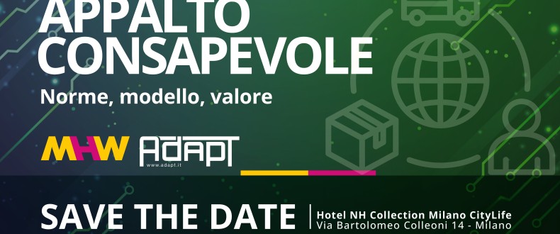Appalto consapevole: l’evento di ManHandWork e ADAPT
