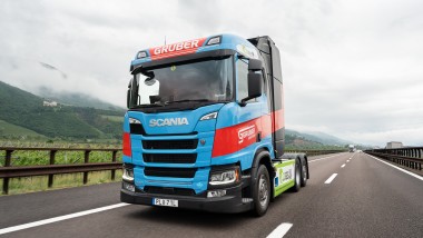 Scania e Gruber testano l’idrogeno in Italia