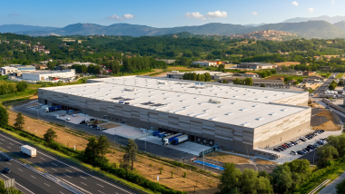 Polo logistico MVN-Techbau a Ferentino