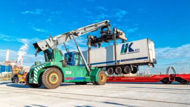 Attivo il primo servizio intermodale (nave+treno) che collega Europa centrale e Grecia